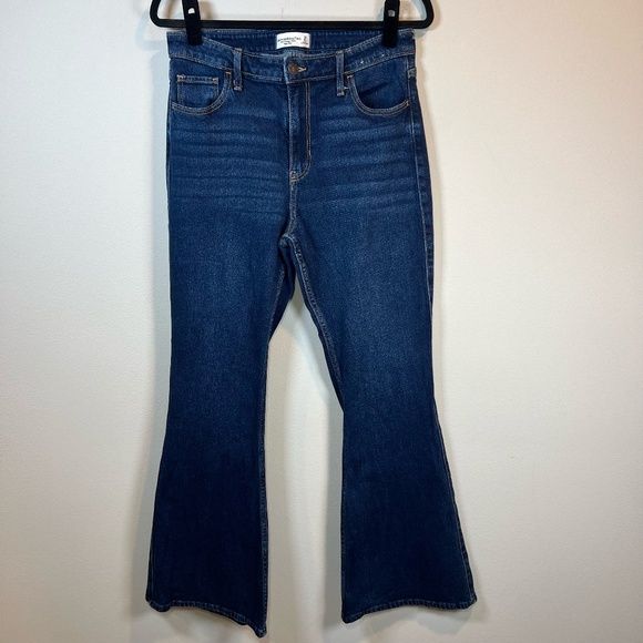 Abercrombie & Fitch Denim - Abercrombie & Fitch Womens The Vintage Flare High Rise Jeans Medium Wash Size 10